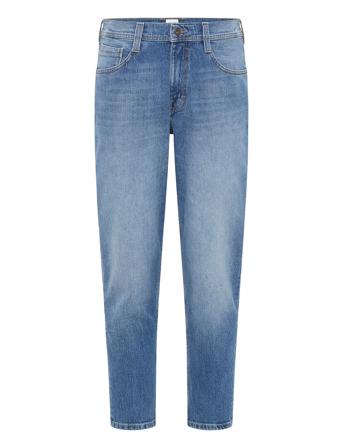 Style Denver Cropped Jeans Tapered Blå MUSTANG*Betinget Tilbud