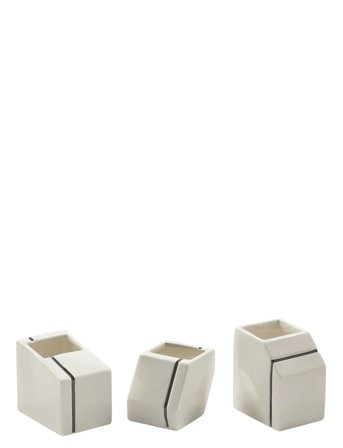 Serax Vase Mini Blue Silos Set/3 - White - ONE SIZE