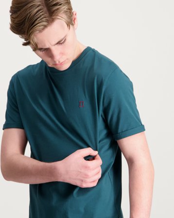 Les Deux Norregaard Contrast T-Shirt KIDS Groen T-shirts Jongens - Kids Brand Store