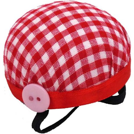 Rød - DIY håndledsnål nålesæt sy pude perleplade pude DIY værktøj