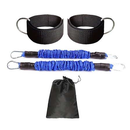 Vastuskuminauhasetti jalkalenkeillä taekwondon harjoitteluun 70-80LB