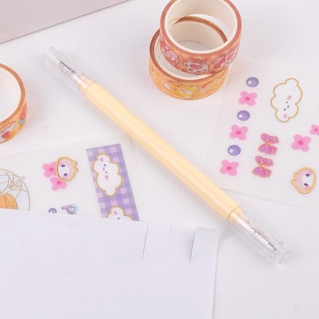 6 STK Skjærekniver Limpenn GUL