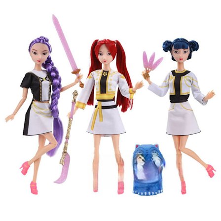 Kpop Devil Hunter Action Figure Sett - Rumi, Mira, Zoey Anime Dukker | Den Perfekte Gaven for Fans og Samlere