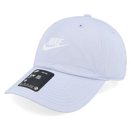 Nike - Grau Unconstructed Cap - Nk Club Cap Cb Futura Washed L Ghost/White Dad Cap @ Hatstore