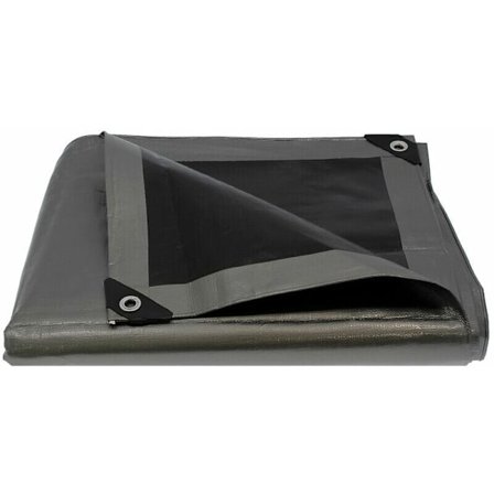 FlkwoH Extra Stark Presenning - 260gsm - 3 x 3 Meter