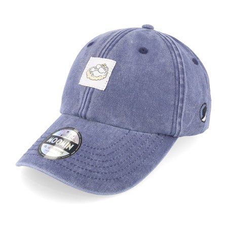 Moomin - Bleu unconstructed Casquette - Cloud Blue Denim Dad Cap @ Hatstore