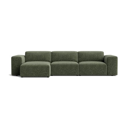 Soma chaiselong sofa, venstrevendt - Genesis Grøn - 343x147x75 - Sofa, chaiselong