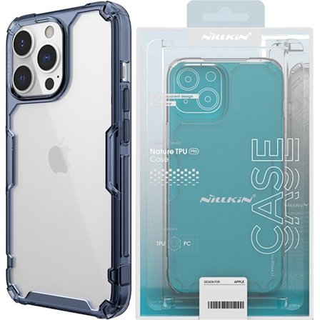NILLKIN CASE CASE COVER COVER TIL IPHONE 14 PRO BLUE