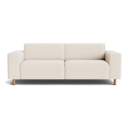 Seam 3 personers sofa - Loop Creme - 220x88x78 - Sofa, 3 personers sofa