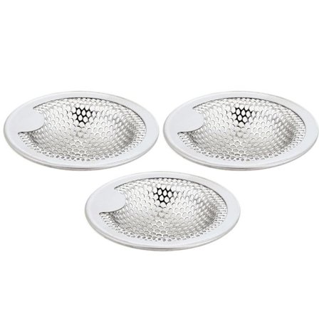 Kjøkkenvask sil, rustfritt stål vask sil, liten