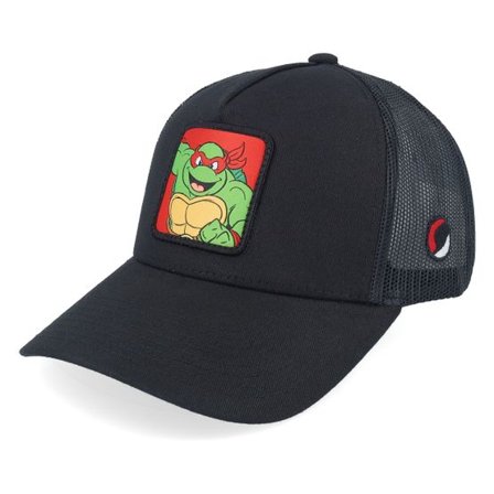 TMNT - Svart trucker Keps - Raphael Box Black Trucker @ Hatstore