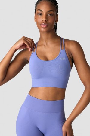 ICANIWILL - Define Seamless Sports Bra Violet Blue - Sports-BH - Damer - Træningstøj fra ICIW