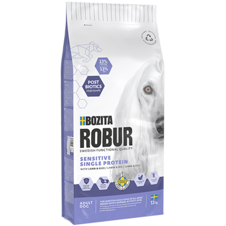 Bozita Robur Adult Sensitive Single Protein Lamb 12 kg
