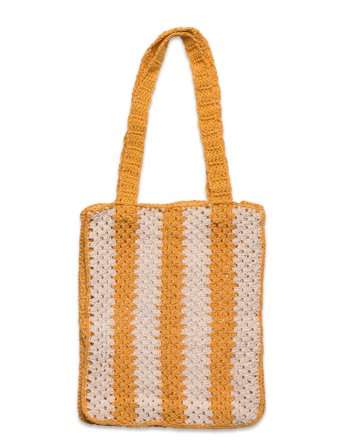 Bucket Crochet Bag Orange Mango