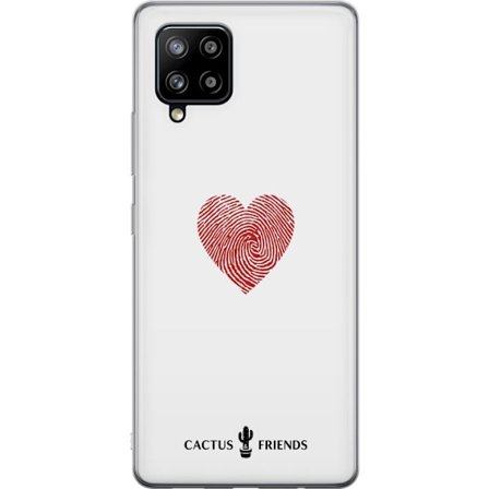 Yhteensopiva Puhelinkuori Samsung Samsung Galaxy A42 5G Cactus and Friends - Fingerprint Love