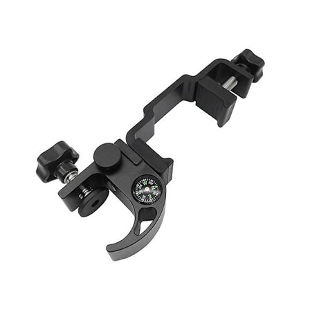 Høj kvalitet korrosionsbestandig GNSS GPS stang klemme med kompas og holder til åben dataopsamler