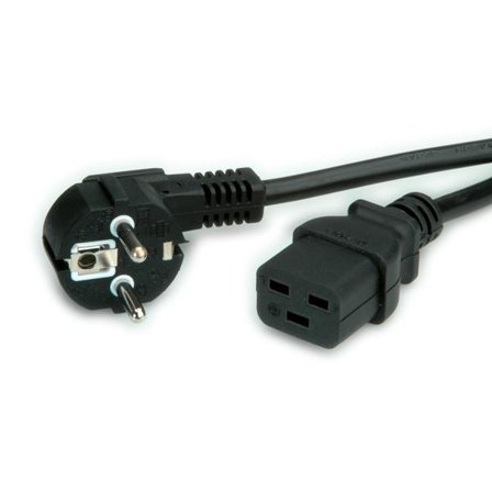 VALUE Power Cable Black 2 M Cee7/7
