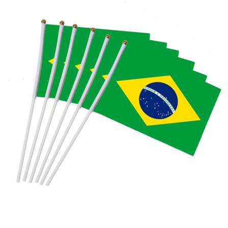 Qatar World Cup Hand Viftande Flagga 14*21cm 5st