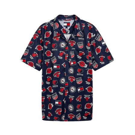 Tommy Jeans Casual Shirts Blå, Herre