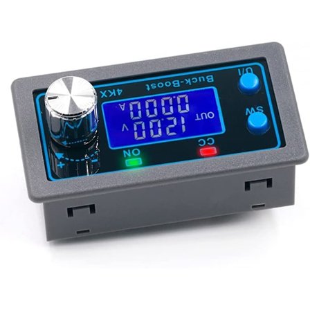 DC Buck Boost Konverter Variabel Spenningsregulator CC CV 0,5-30V 4A 5V 6V 12V 24V Strømmodul Justerbar Spenningsregulert Laboratorium Strømforsyning