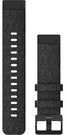 Garmin QuickFit 20 mm Watch Band Hthr Black Nylon with Black