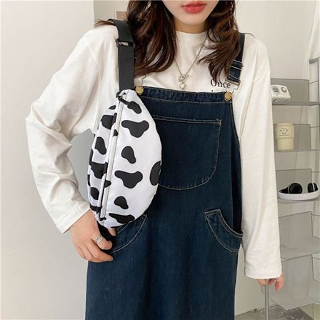 Kvinnors höst En-axlad Messenger Bag Stor kapacitet En-axlad Canvas Dumpling Bag för kvinnor