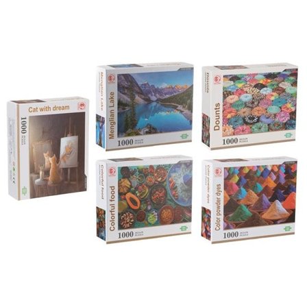 Pussel 1000 bitar med vackra motiv
