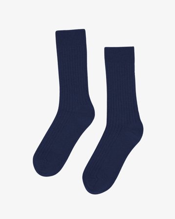 Merino Wool Blend Sock - Marine Blue - Male - 41-46
