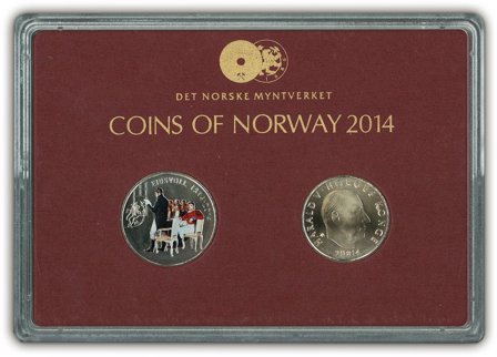 Norge klassisk møntsæt 2014