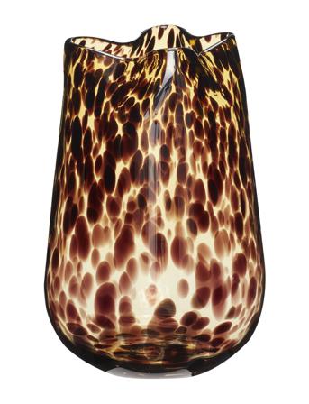 Leo Vase Home Decoration Vases Multi/mønstret Hübsch