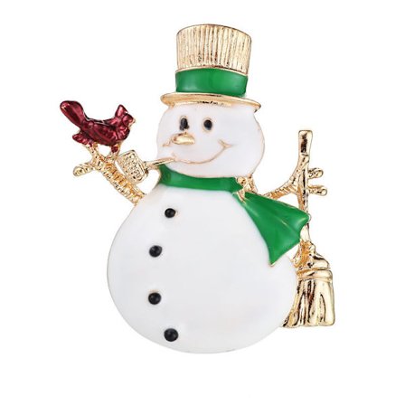 Snygg och söt stor brosch med emalj, lapel-nål, tecknad brosch