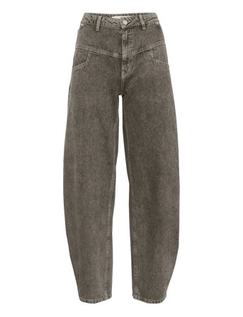 Gzjosie Hw Barrel Jeans Grey Gestuz