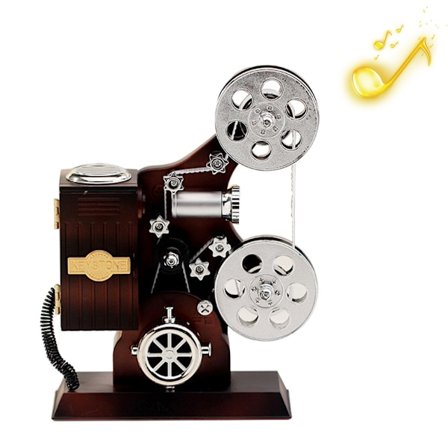 Retro Vintage Skrivemaskine Musikboks Mekanisk Hjemmekontor Dekoration