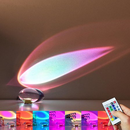 Ängel Öga Kristall Bordslampa Modern Sänglampa Nattlampa Designer Kreativ Projektion Bordslampa