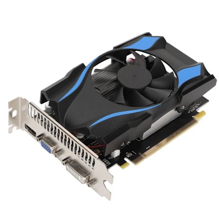 HD7670 Grafikkort 1GB DDR5 til AMD Chip Aluminium Køling PCI Express X16 Desktop Gaming Grafikkort med stor blæser