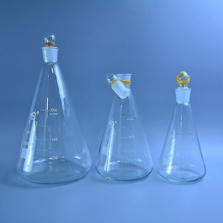 50-2000 ml Lasikolvipullo Laboratorio Kolmiopullo