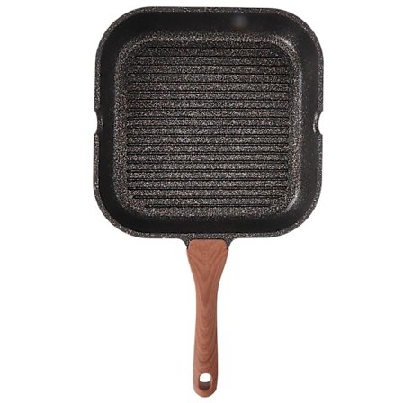 Komfur Grillpande Aluminium Induktion Firkantet Stegepande Hjem Steak Non-stick Stegepande S