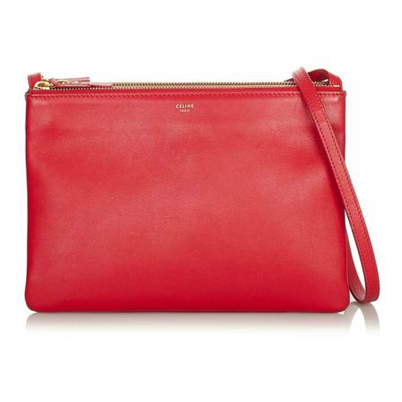 Celine, Cross Body Bags Rood, Dames, Maat:ONE Size,leer