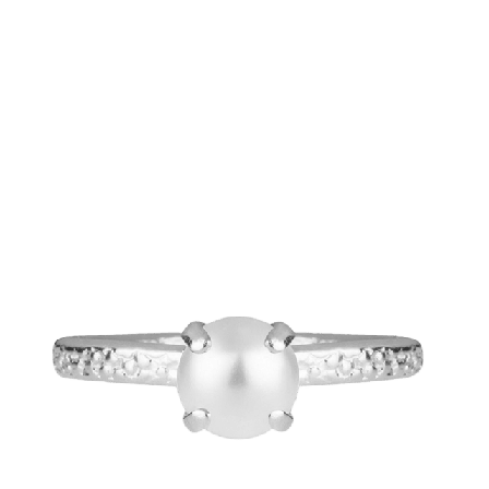 Caroline Svedbom Natti Ring Pearl Ringar Dam Silver ONESIZE