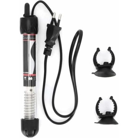 TS-Akvarievarmer, 100W Mini Nedsænkelig Varmestav til Akvarium ABS Akvarium Termostatisk Justerbar Vandvarmerstav EU Stik 220-240V