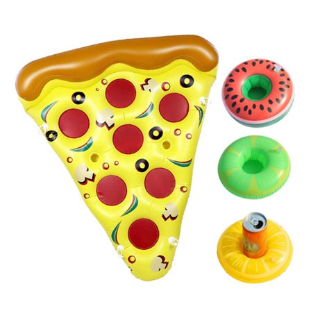 Inflation Simma Pizzasäng Återanvändbar Pool Lounge Pad för inomhuspool