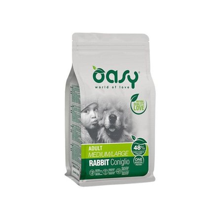 Oasy One Animal Protein Adult Medium & Large Con Coniglio Per
