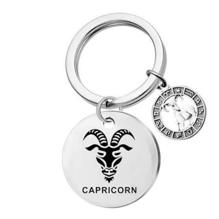 Ny nyckelring i 12 konstellationer i rostfritt stål