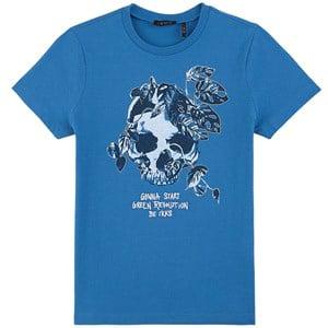 Kids - IKKS Royal Blue Graphic T-shirt 12 years - Tops - 12 years - Blue