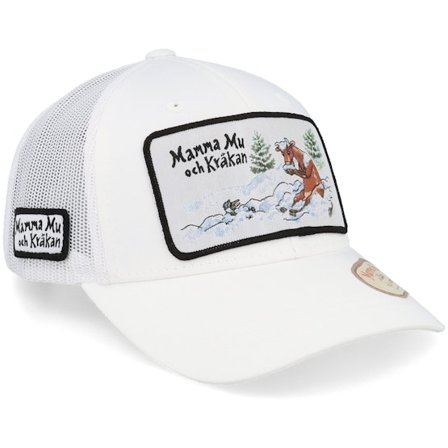 Mamma Mu & Kråkan - Kids Vinterlek White Trucker Trucker White Cap - @ Hatstore