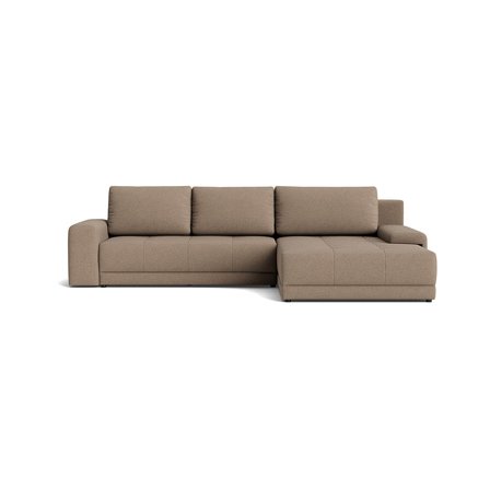 Austin chaiselong sovesofa, vendbar | opbevaring - Loop Mørk Beige - 308x213x90cm - Sofa, sovesofa, chaiselong - Vendbar, Praktisk, Sovesofa m/