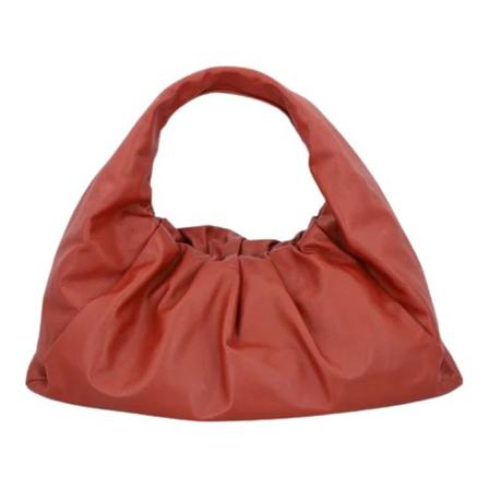 Bottega Veneta Vintage Pre-owned Leather shoulder-Tass , Rood , Dames , Maat: ONE Size Vintage Tassen