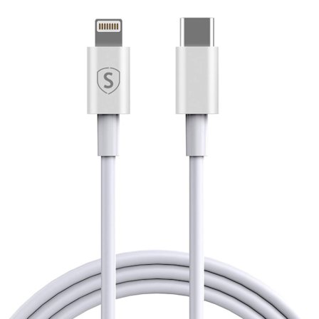 SiGN USB-C to Lightning Cable 2.4A, 1m - White