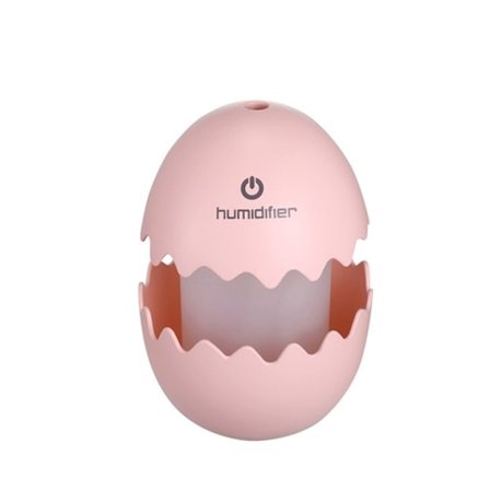 Funny Egg luftfuktare med färgglad belysning, Rosa