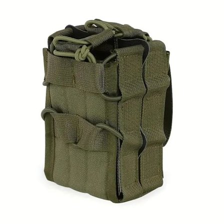 Tactical Molle 5,56 7,62 Enkel Dubbel Magasinficka M4 M16 AR15 G36 Mag Hölster EDC Outdoor Jaktväst Påsar Midjeväska